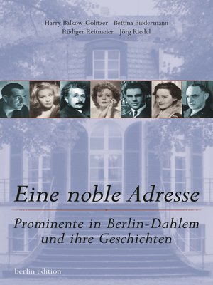 cover image of Eine noble Adresse